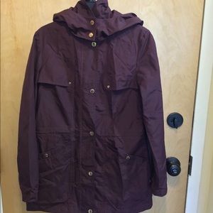 Nautica maroon raincoat